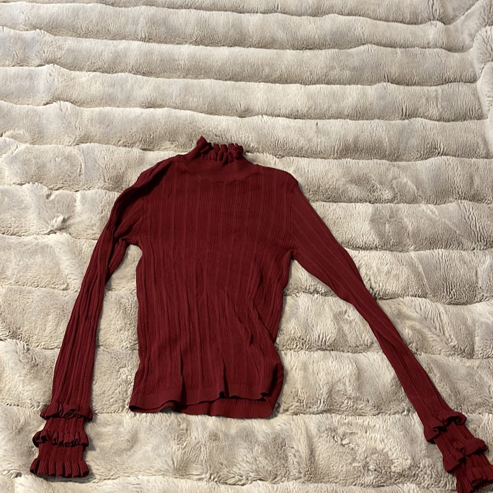 Zara Ruffle Sweater - Picture 2 of 5